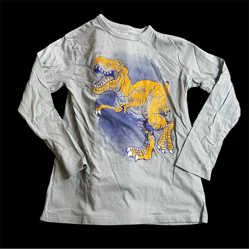 The Children's Place Olive Green Long Sleeve Graphic Tee